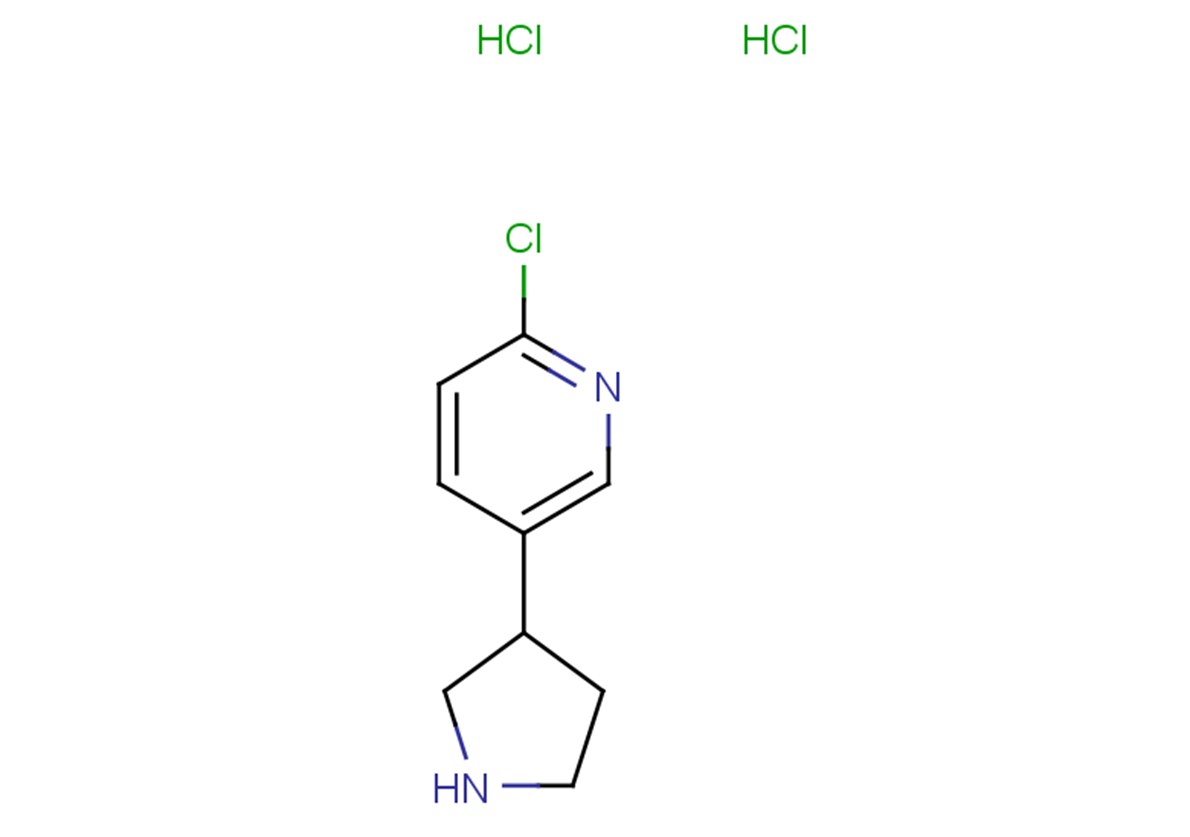 2-chloro-5-(pyrrolidin-3-yl)pyridine dihydrochloride