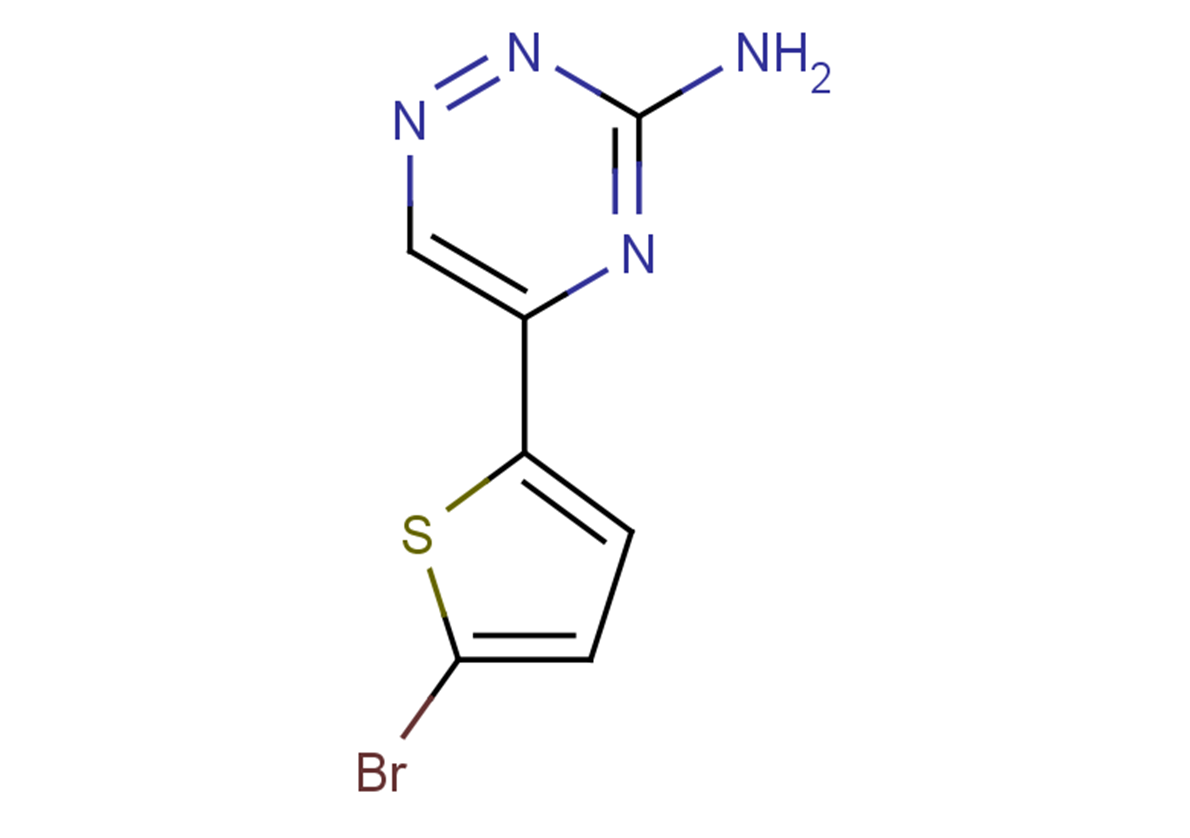 5-(5-bromothiophen-2-yl)-1,2,4-triazin-3-amine