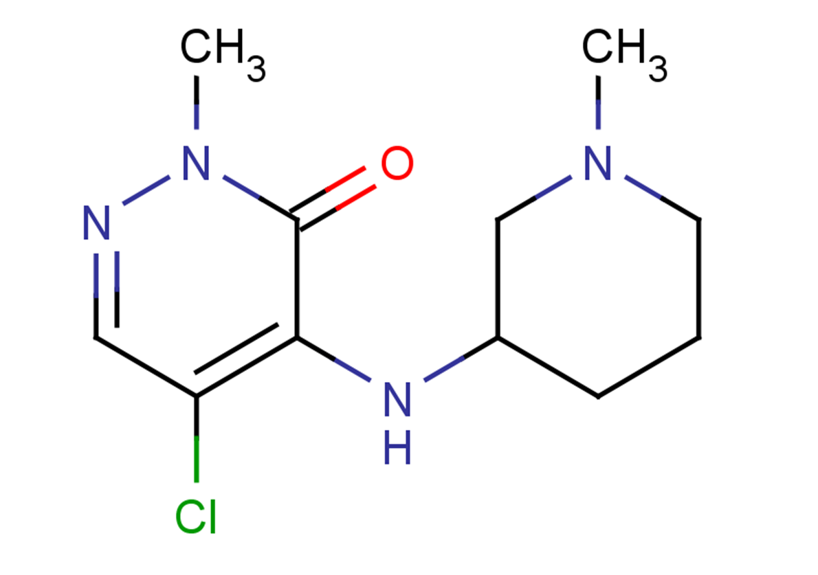 5-chloro-2-methyl-4-[(1-methylpiperidin-3-yl)amino]-2,3-dihydropyridazin-3-one