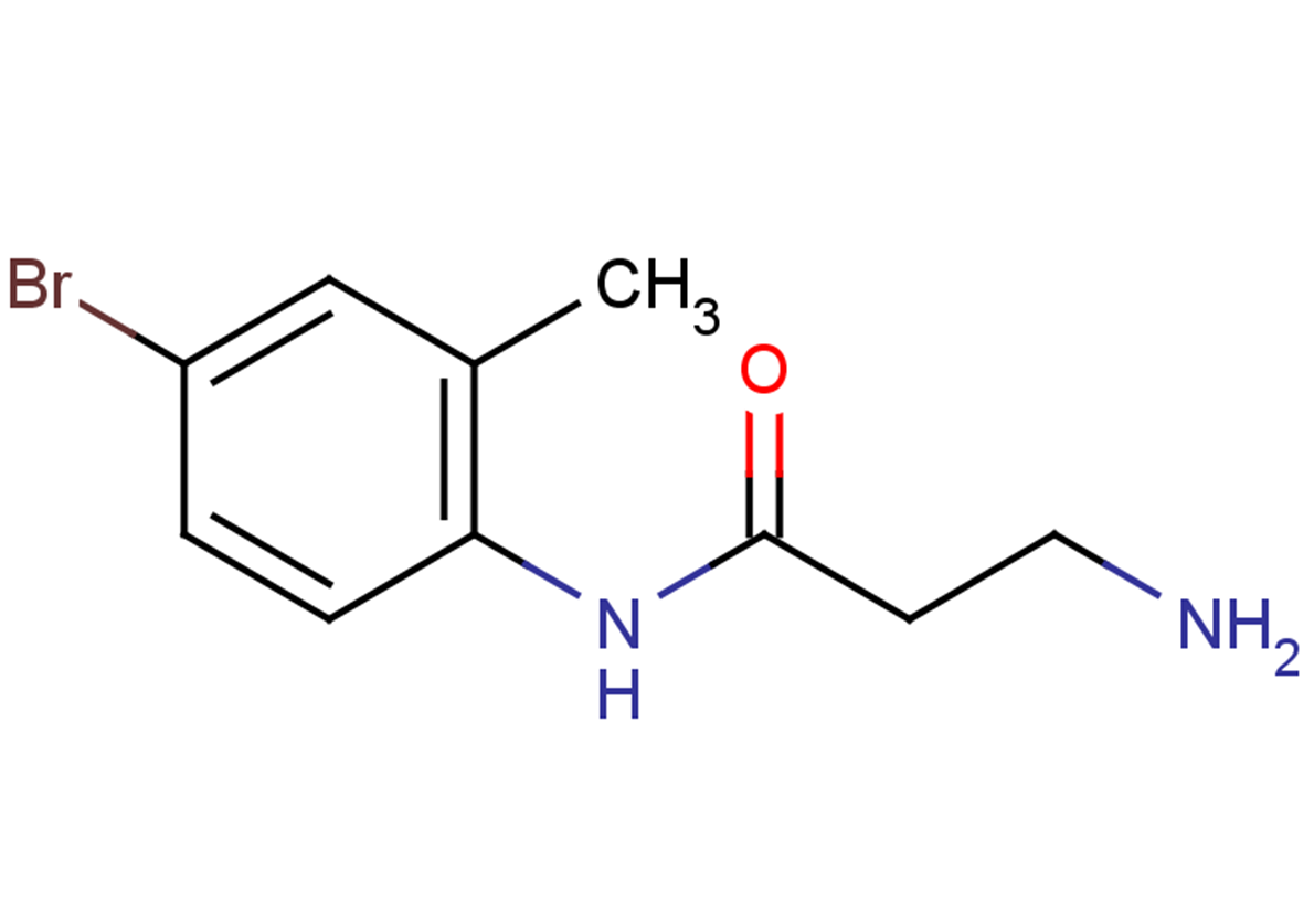 3-amino-N-(4-bromo-2-methylphenyl)propanamide