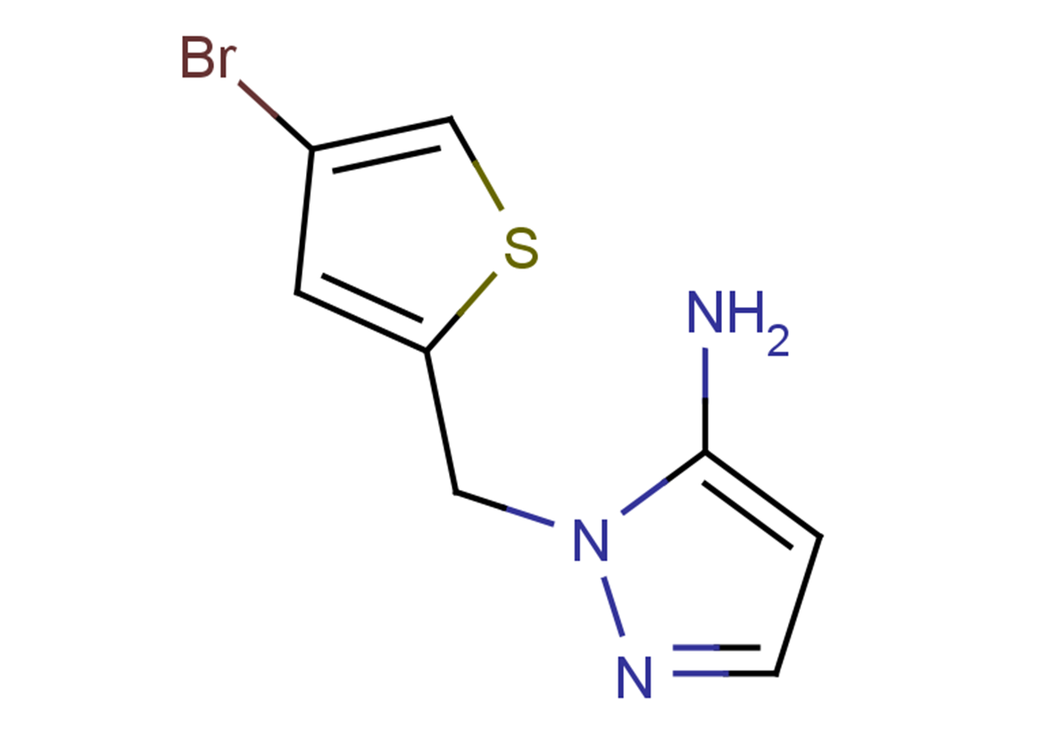1-[(4-bromothiophen-2-yl)methyl]-1H-pyrazol-5-amine