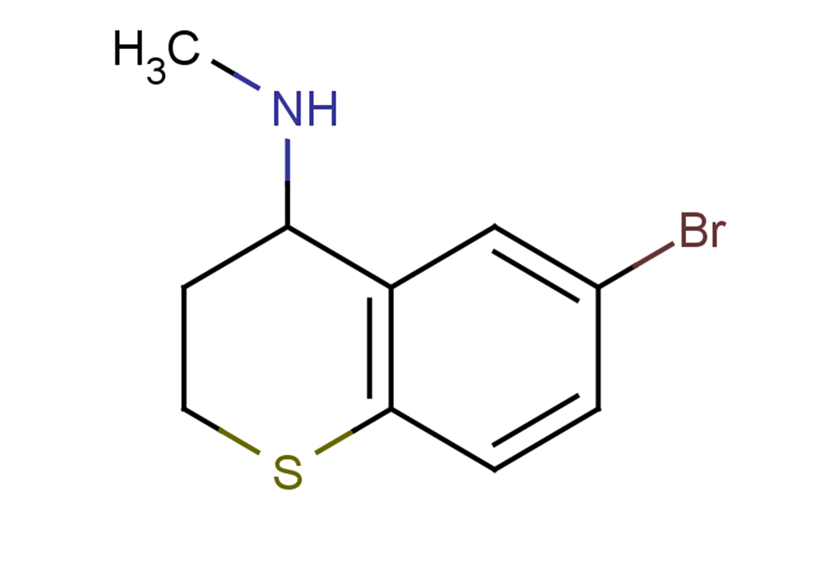 6-bromo-N-methyl-3,4-dihydro-2H-1-benzothiopyran-4-amine