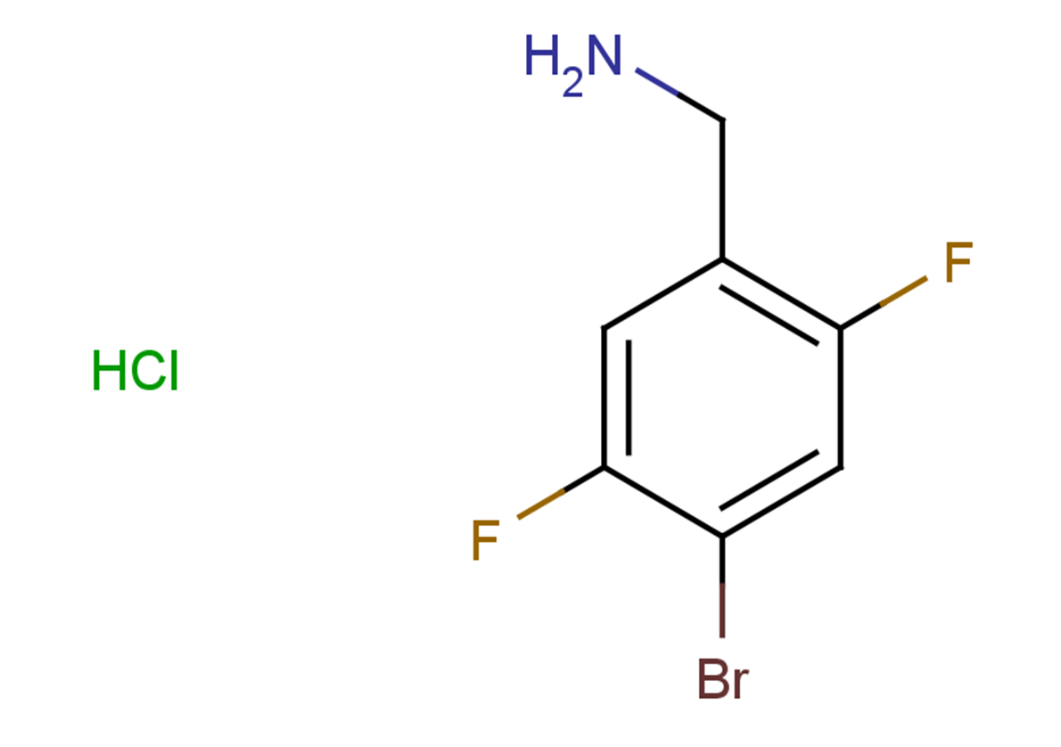 (4-bromo-2,5-difluorophenyl)methanamine hydrochloride