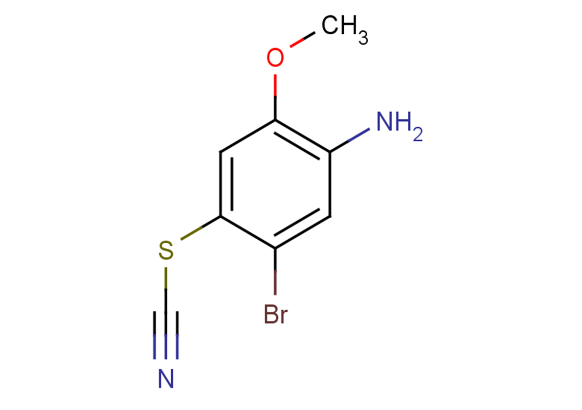 [(4-amino-2-bromo-5-methoxyphenyl)sulfanyl]formonitrile