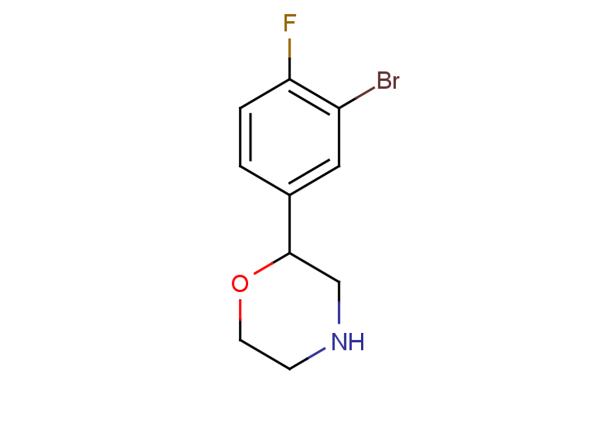 2-(3-bromo-4-fluorophenyl)morpholine