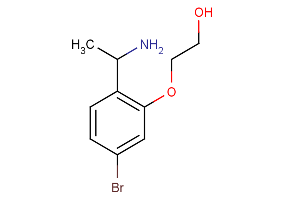 2-[2-(1-aminoethyl)-5-bromophenoxy]ethan-1-ol