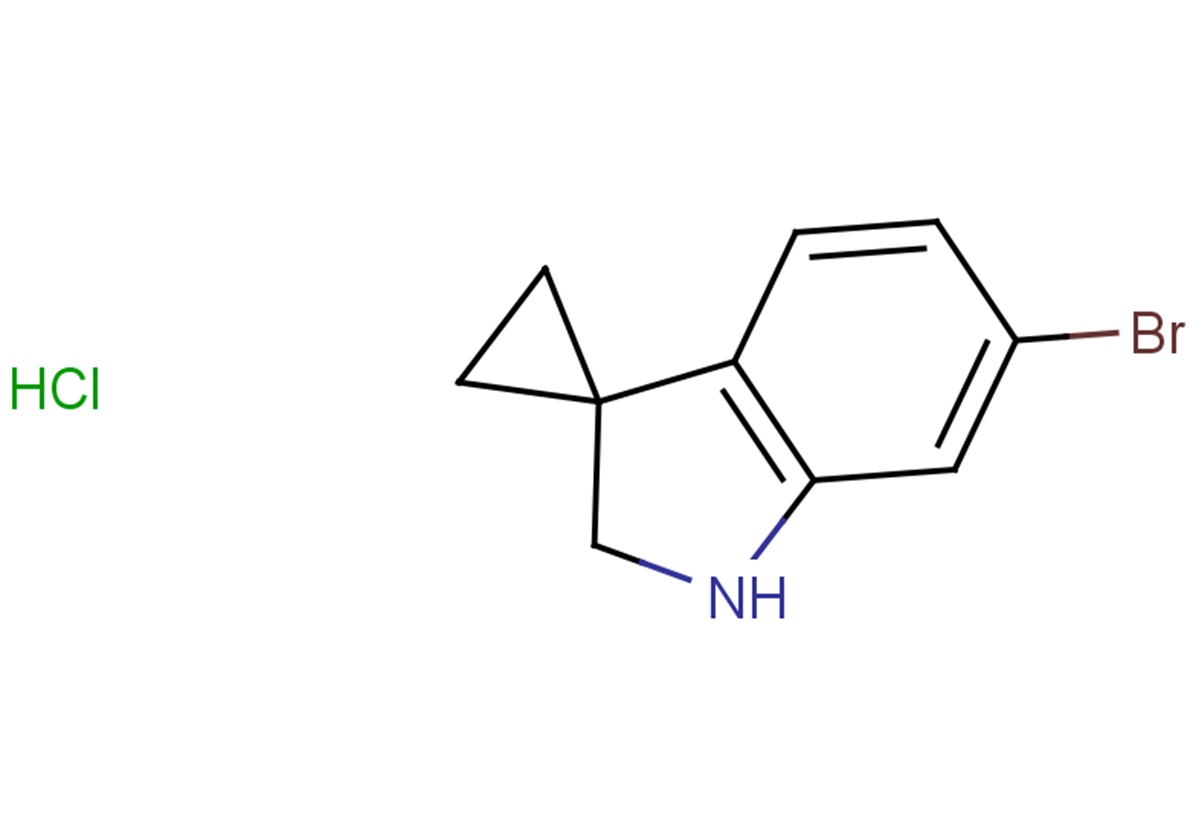 6'-bromo-1',2'-dihydrospiro[cyclopropane-1,3'-indole] hydrochloride