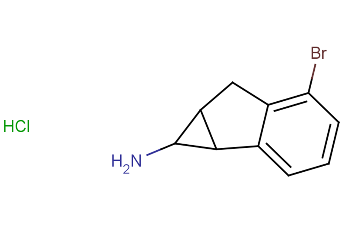 3-bromo-1H,1aH,2H,6bH-cyclopropa[a]inden-1-amine hydrochloride