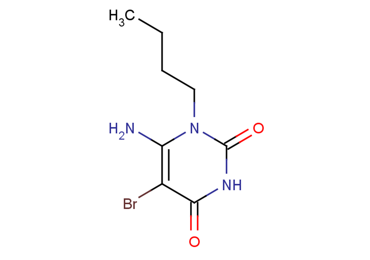 6-amino-5-bromo-1-butyl-1,2,3,4-tetrahydropyrimidine-2,4-dione