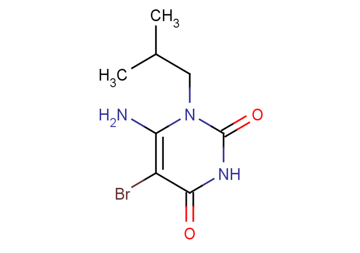 6-amino-5-bromo-1-(2-methylpropyl)-1,2,3,4-tetrahydropyrimidine-2,4-dione