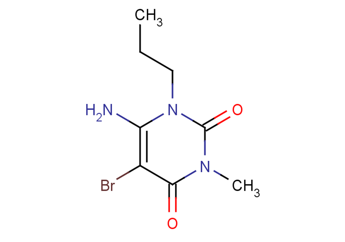 6-amino-5-bromo-3-methyl-1-propyl-1,2,3,4-tetrahydropyrimidine-2,4-dione