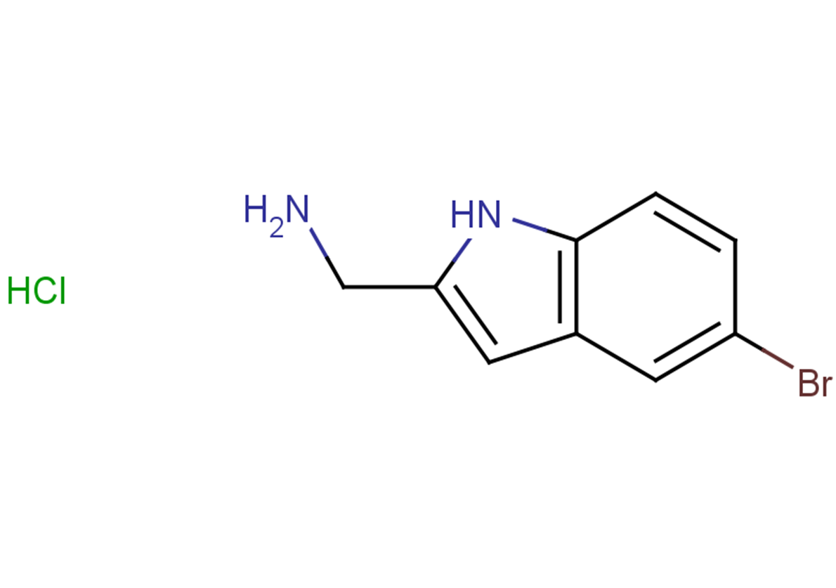 (5-bromo-1H-indol-2-yl)methanamine hydrochloride
