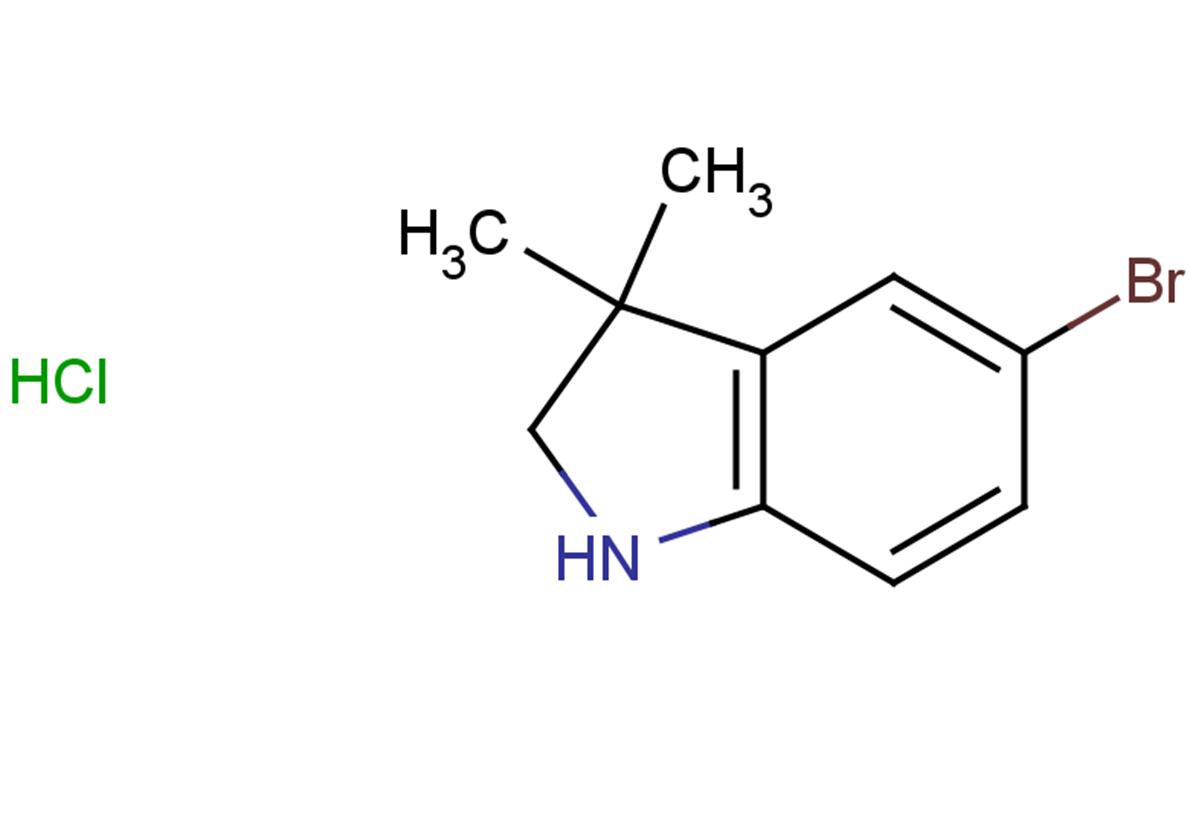 5-bromo-3,3-dimethyl-2,3-dihydro-1H-indole hydrochloride
