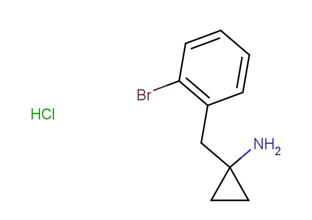 1-[(2-bromophenyl)methyl]cyclopropan-1-amine hydrochloride