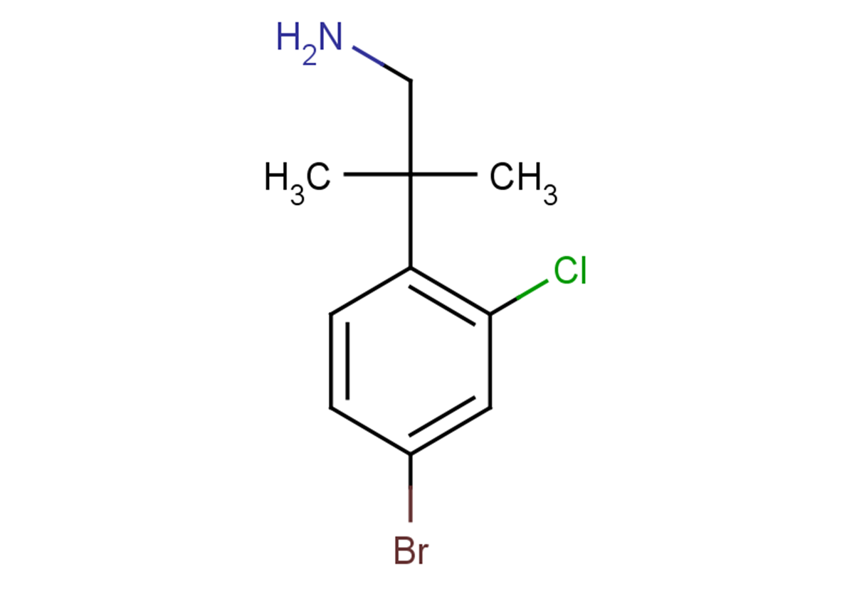 2-(4-bromo-2-chlorophenyl)-2-methylpropan-1-amine