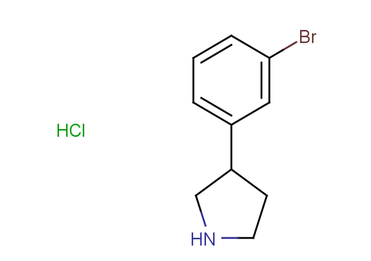3-(3-bromophenyl)pyrrolidine hydrochloride