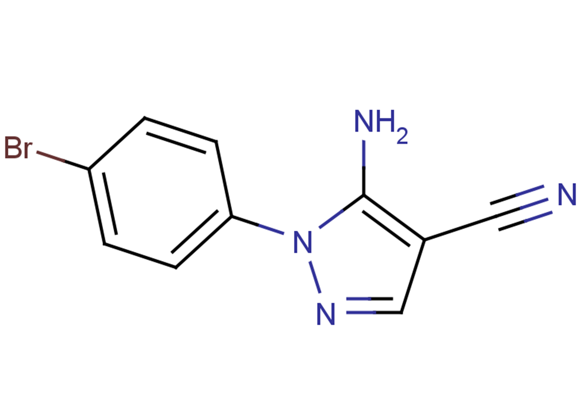5-amino-1-(4-bromophenyl)-1H-pyrazole-4-carbonitrile