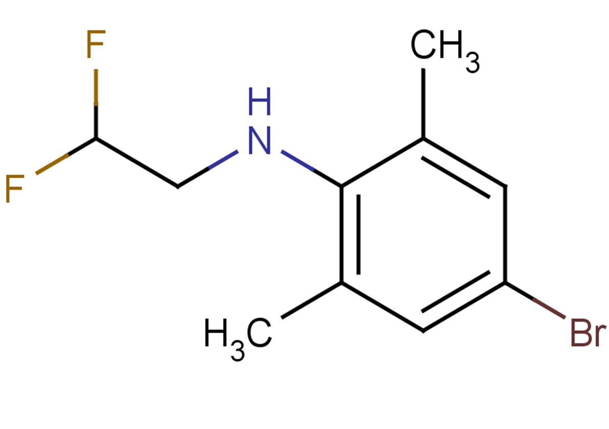 4-bromo-N-(2,2-difluoroethyl)-2,6-dimethylaniline
