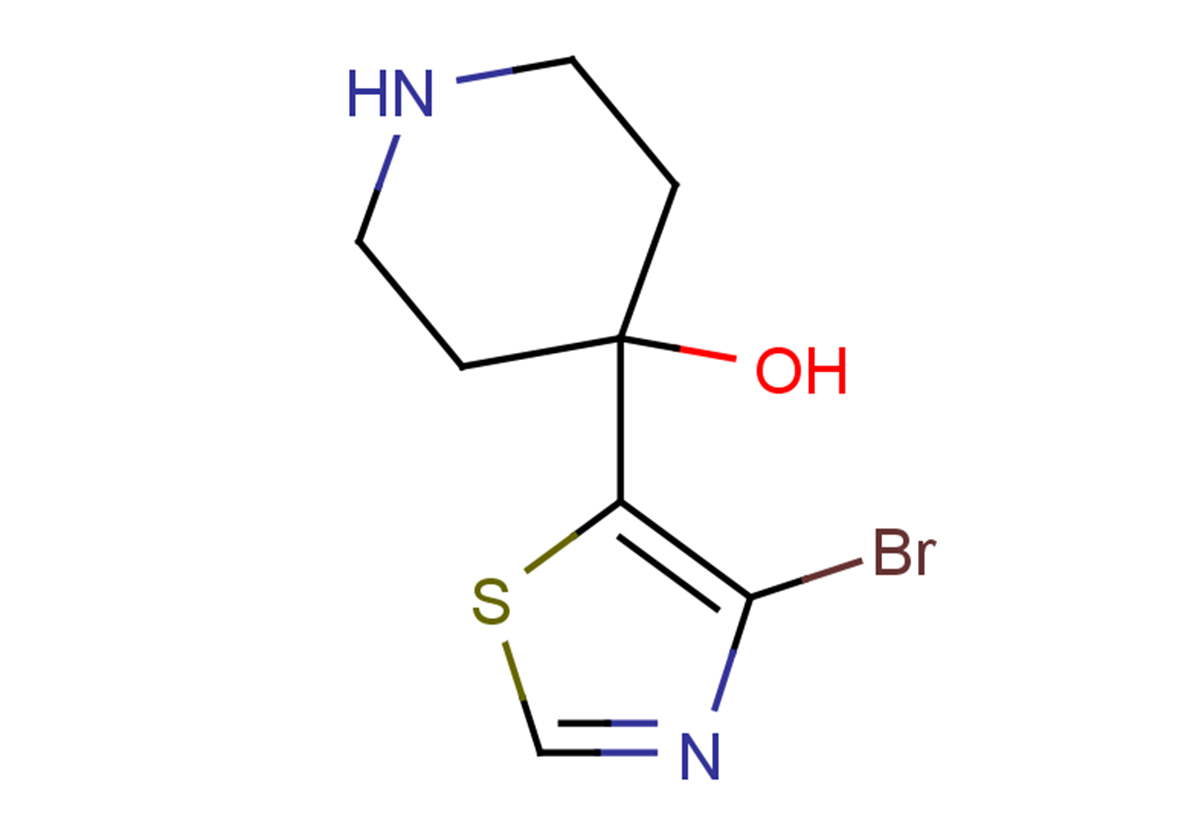 4-(4-bromo-1,3-thiazol-5-yl)piperidin-4-ol