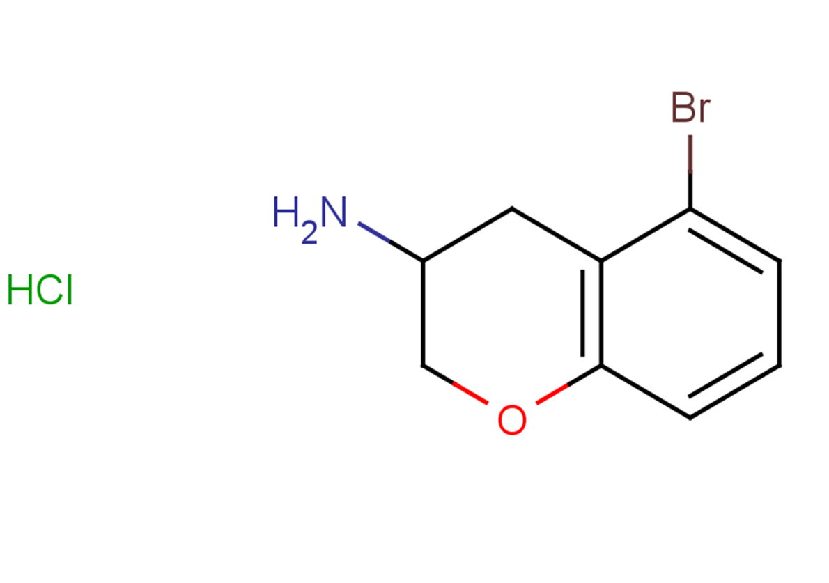 5-bromo-3,4-dihydro-2H-1-benzopyran-3-amine hydrochloride