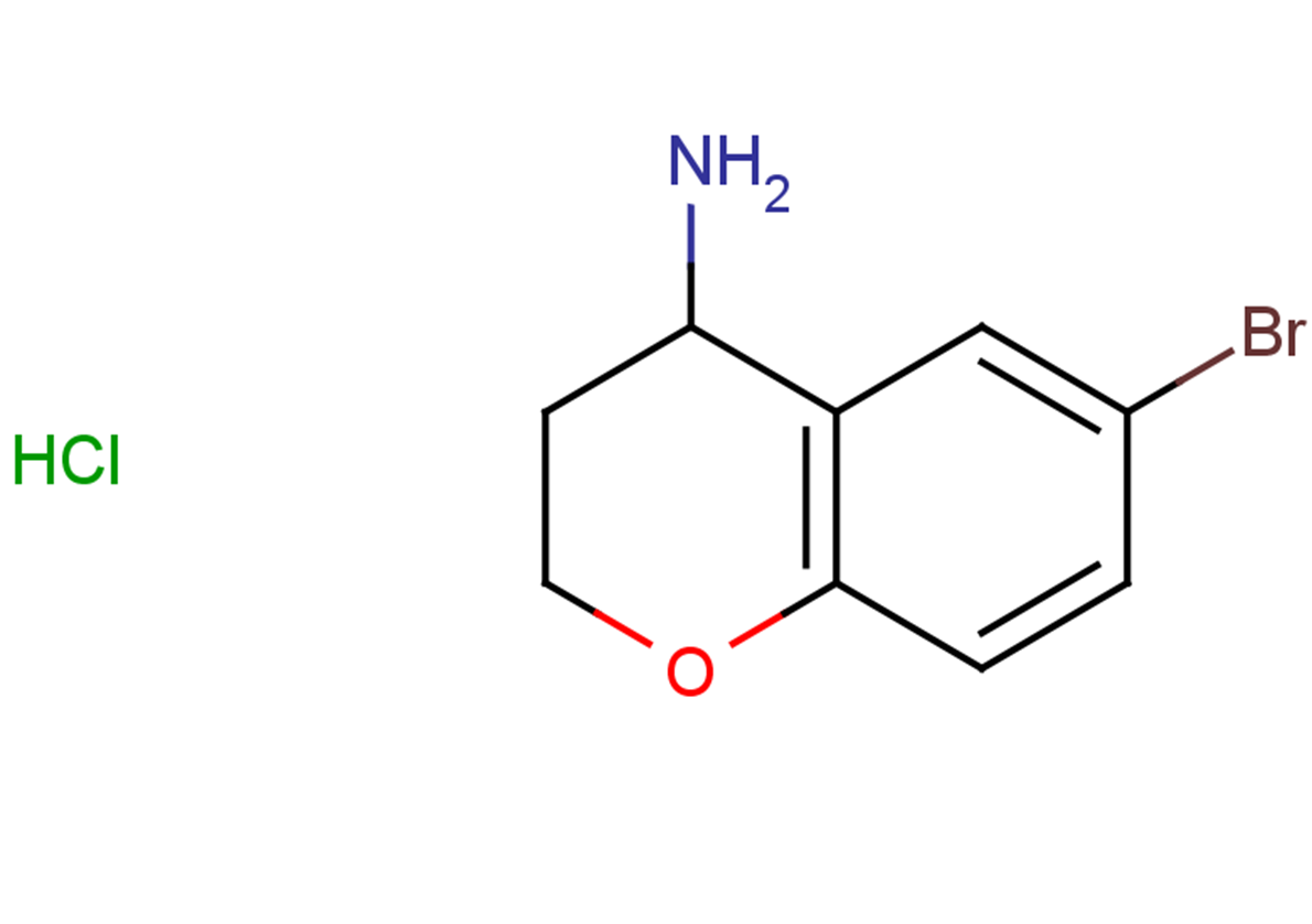 6-bromo-3,4-dihydro-2H-1-benzopyran-4-amine hydrochloride