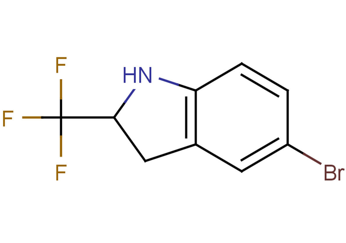 5-bromo-2-(trifluoromethyl)-2,3-dihydro-1H-indole