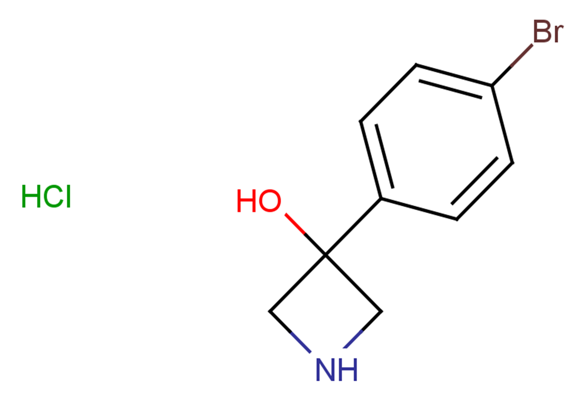 3-(4-bromophenyl)azetidin-3-ol hydrochloride