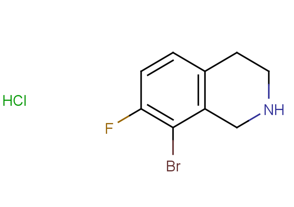 8-bromo-7-fluoro-1,2,3,4-tetrahydroisoquinoline hydrochloride