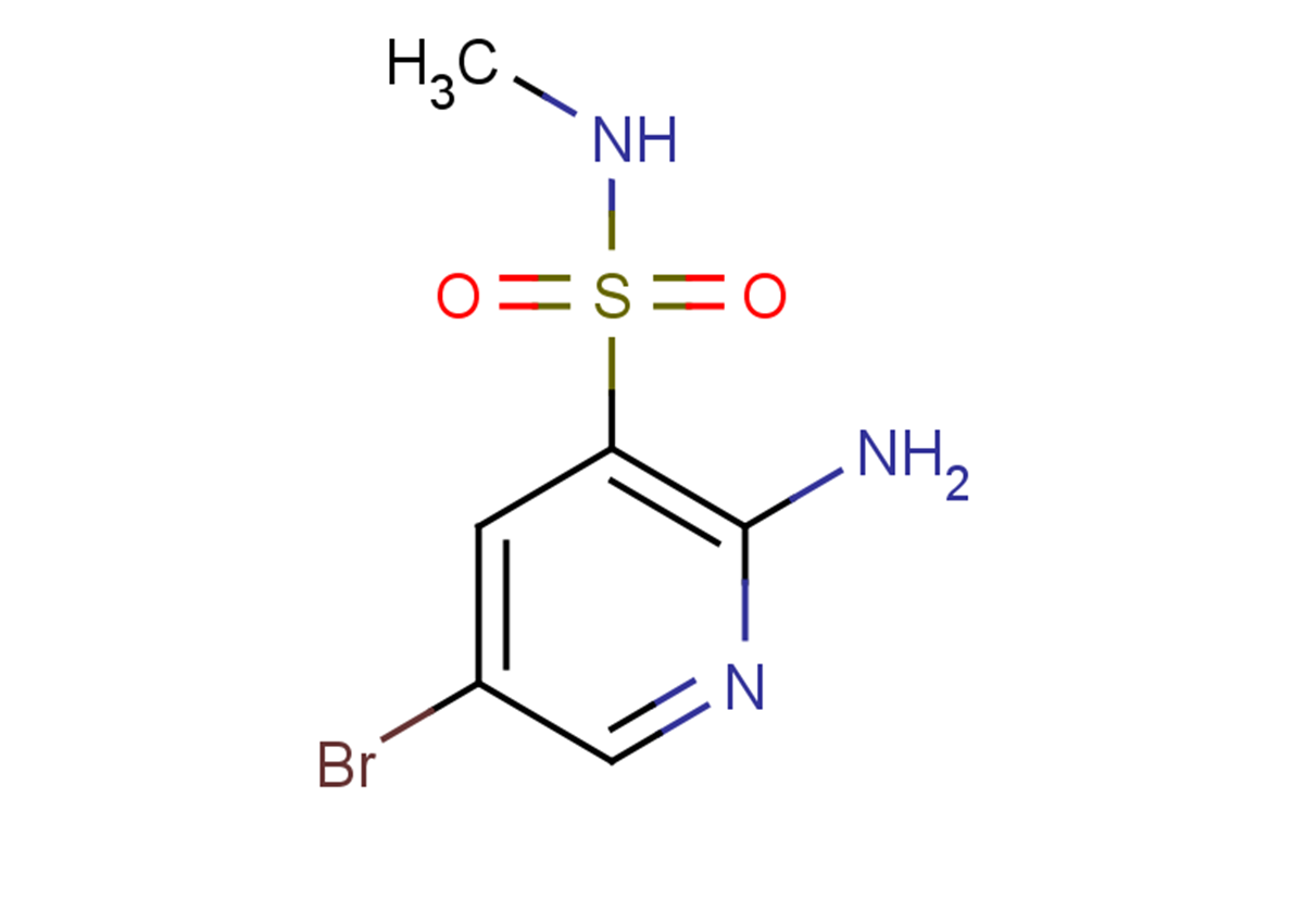 2-amino-5-bromo-N-methylpyridine-3-sulfonamide