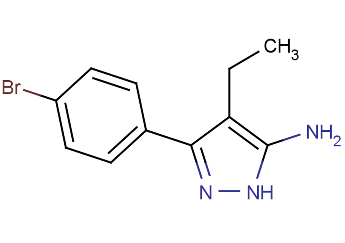 3-(4-bromophenyl)-4-ethyl-1H-pyrazol-5-amine