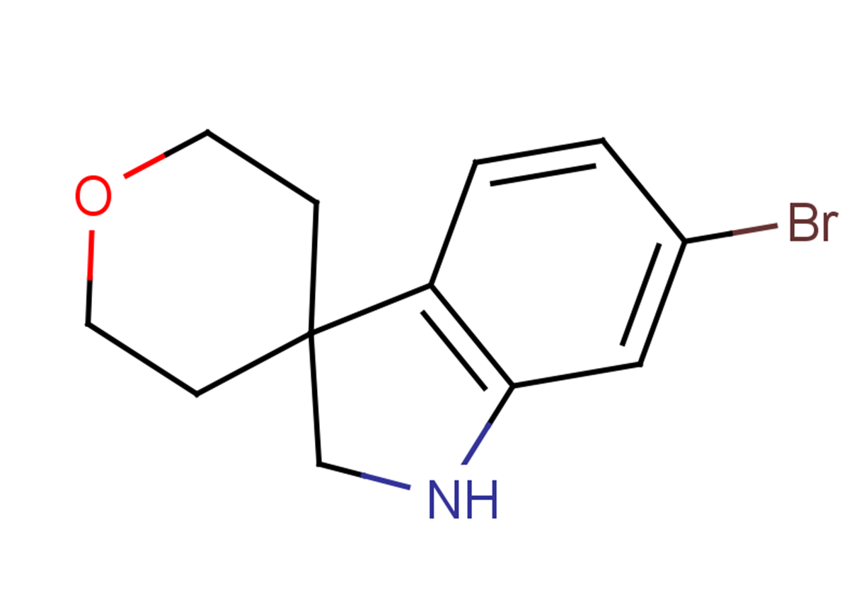 6-bromo-1,2-dihydrospiro[indole-3,4'-oxane]