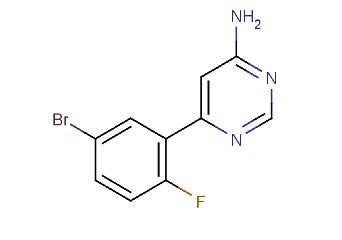 6-(5-bromo-2-fluorophenyl)pyrimidin-4-amine