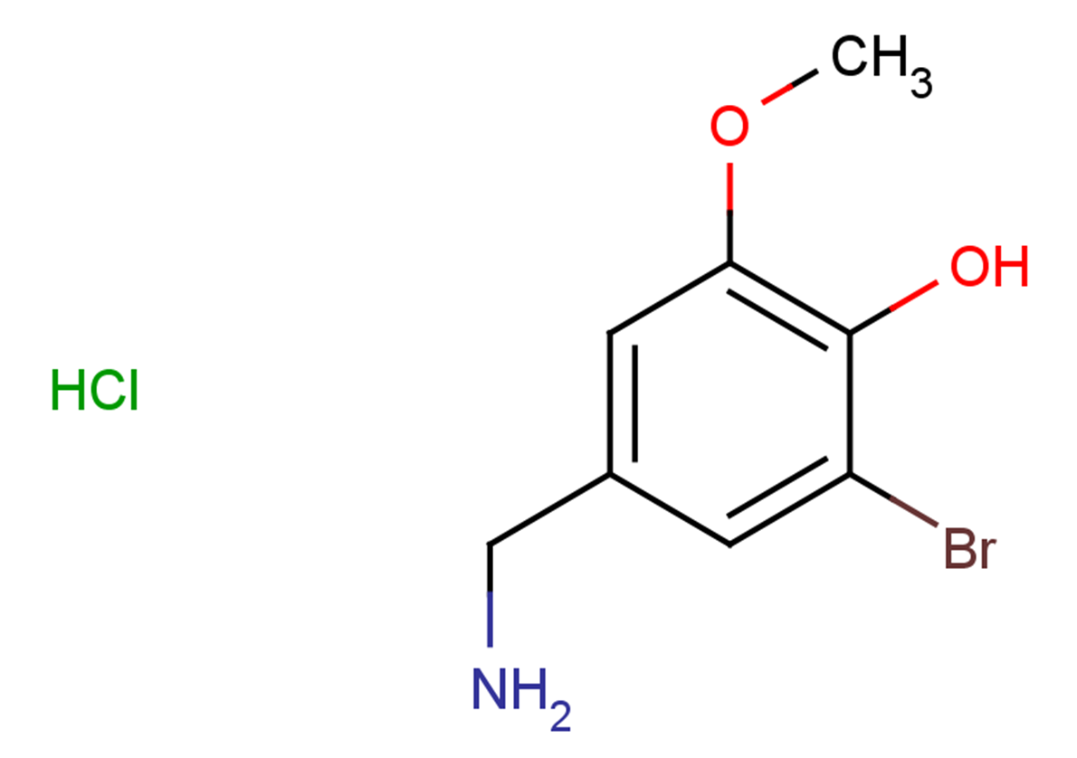 4-(aminomethyl)-2-bromo-6-methoxyphenol hydrochloride
