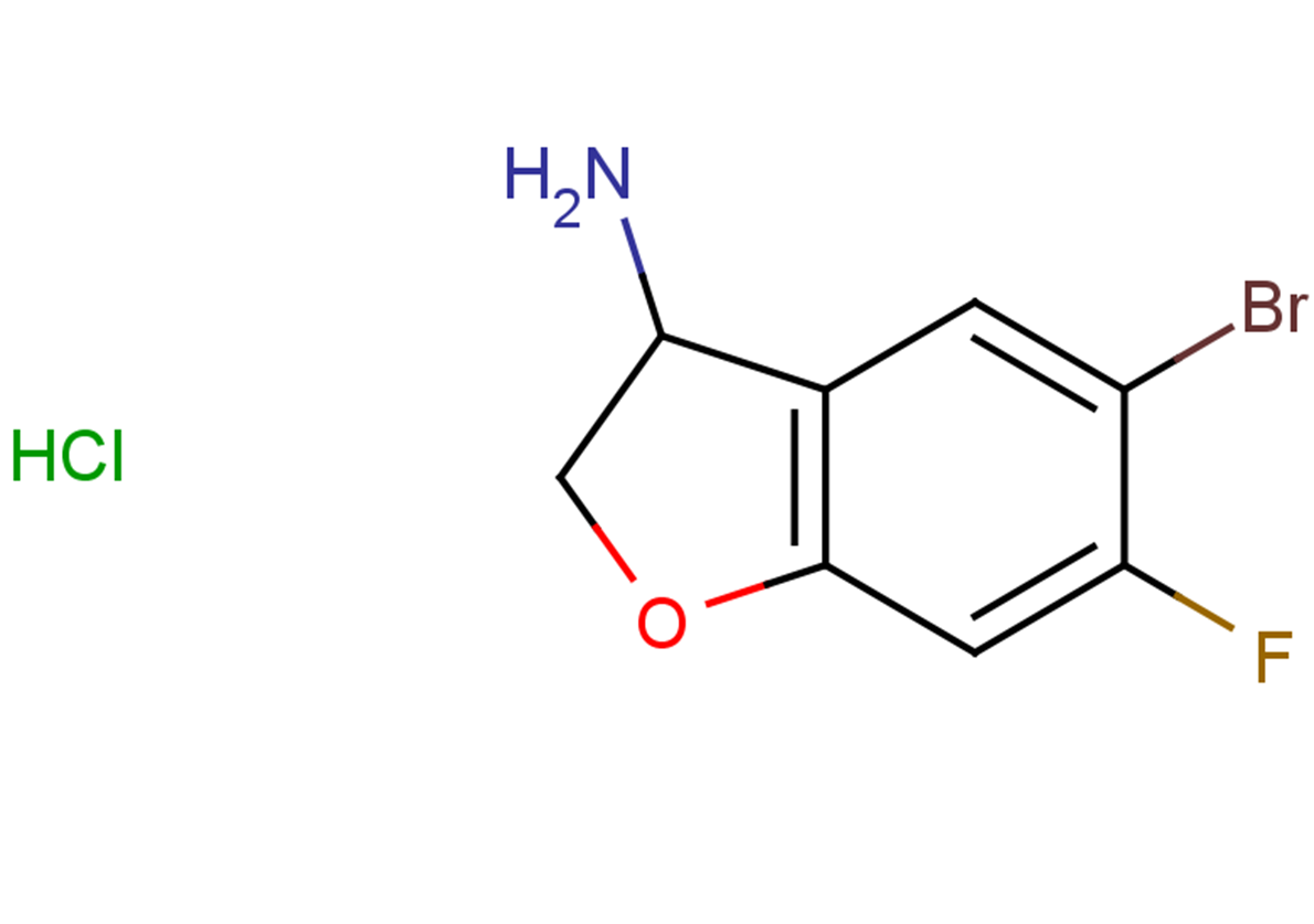 5-bromo-6-fluoro-2,3-dihydro-1-benzofuran-3-amine hydrochloride