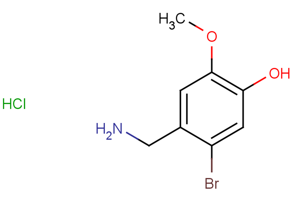4-(aminomethyl)-5-bromo-2-methoxyphenol hydrochloride