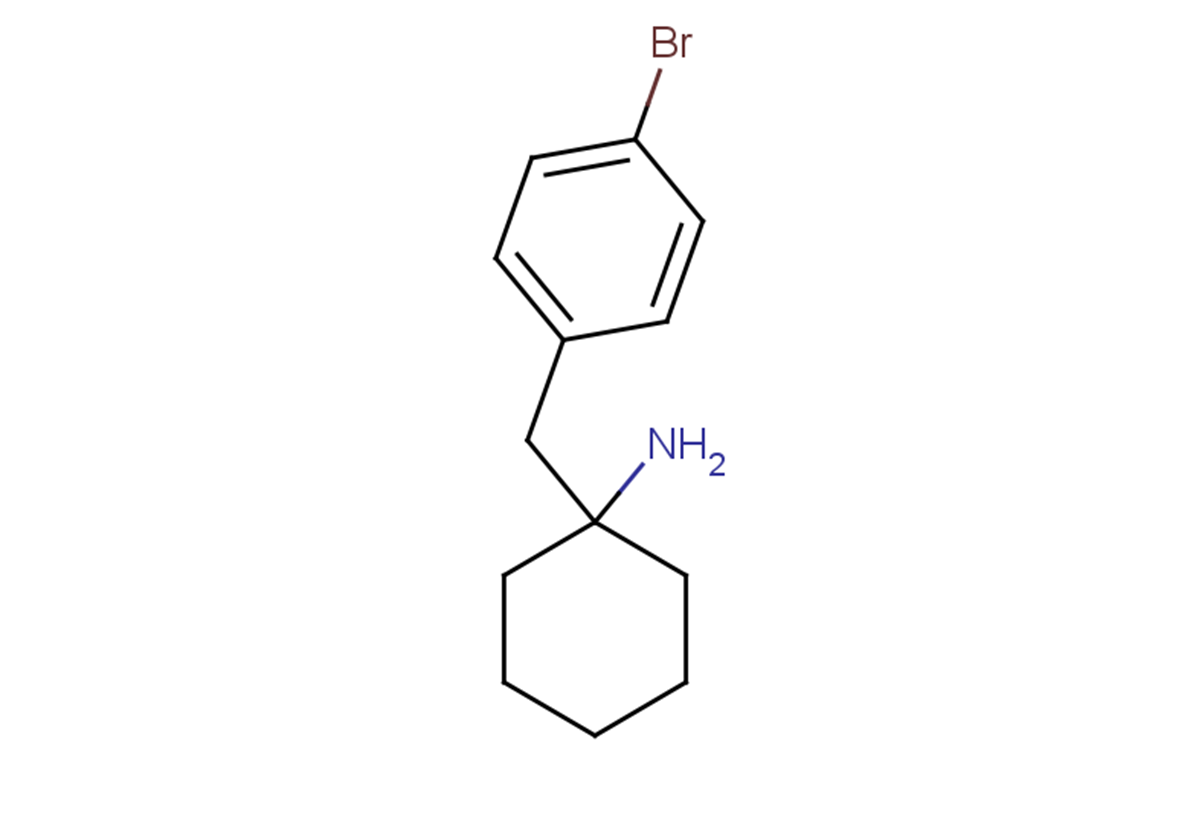 1-[(4-bromophenyl)methyl]cyclohexan-1-amine
