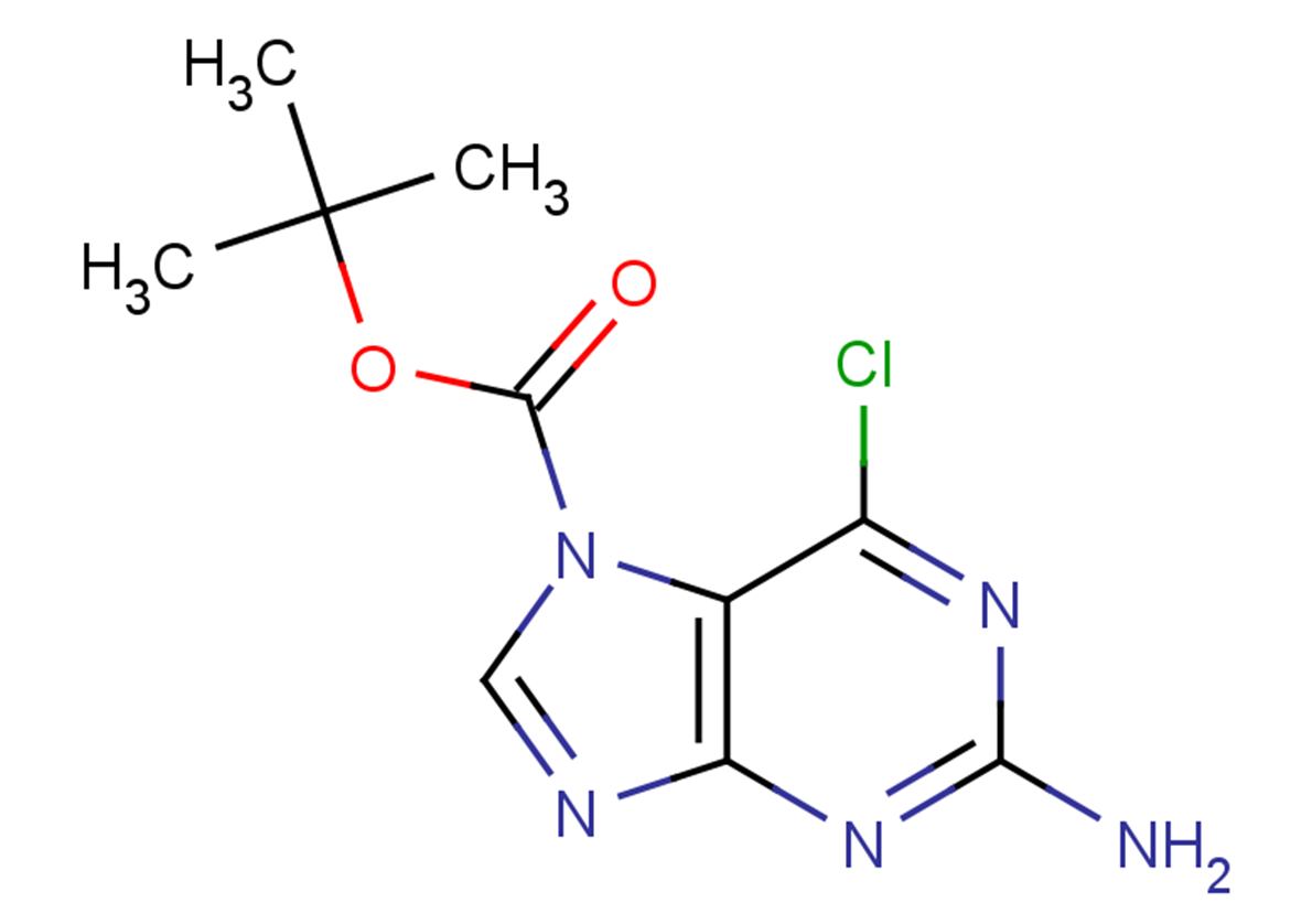 tert-butyl 2-amino-6-chloro-7H-purine-7-carboxylate