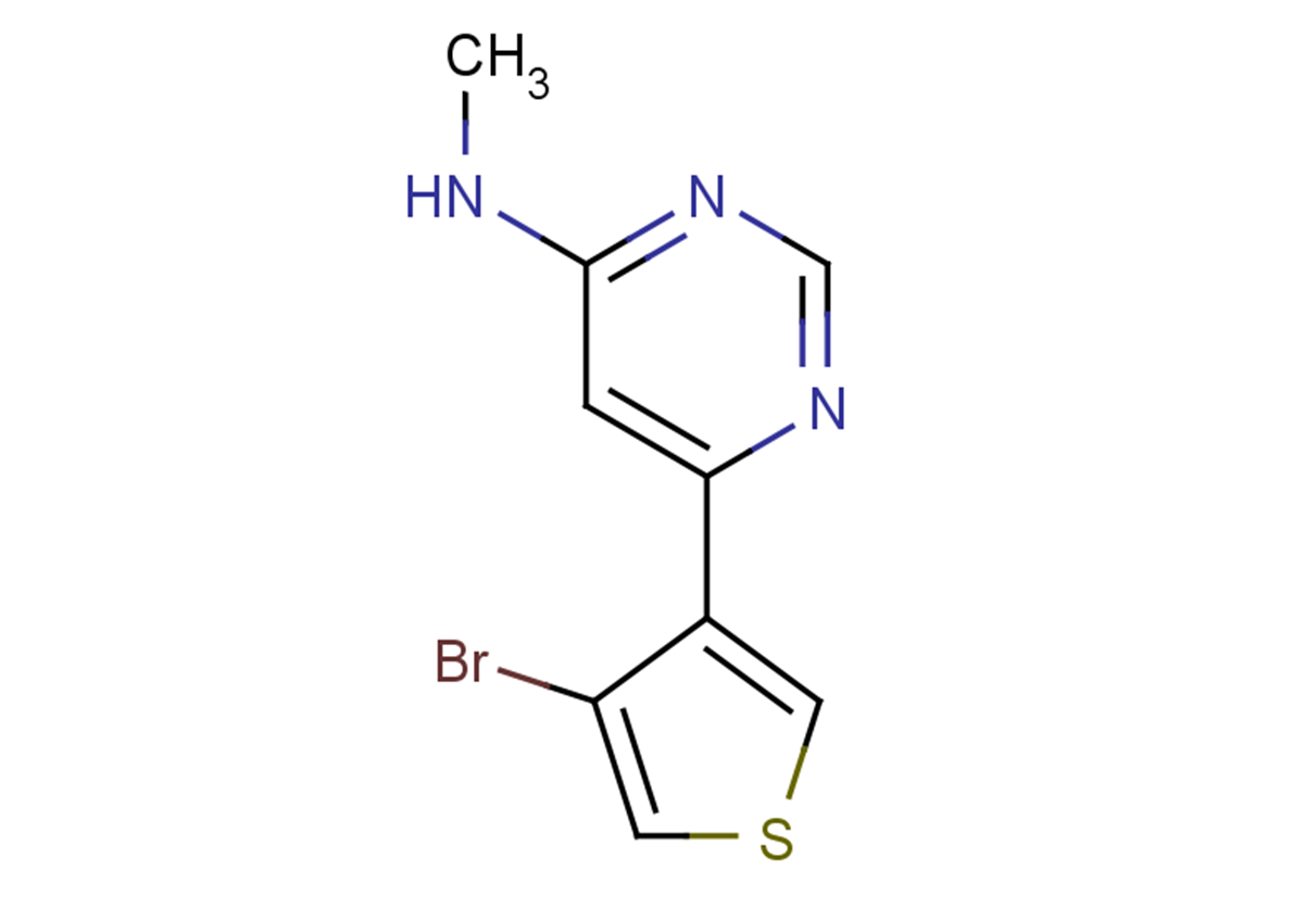 6-(4-bromothiophen-3-yl)-N-methylpyrimidin-4-amine