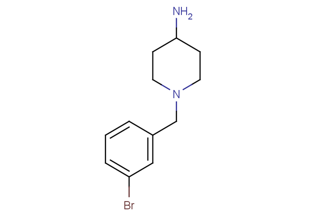 1-[(3-bromophenyl)methyl]piperidin-4-amine