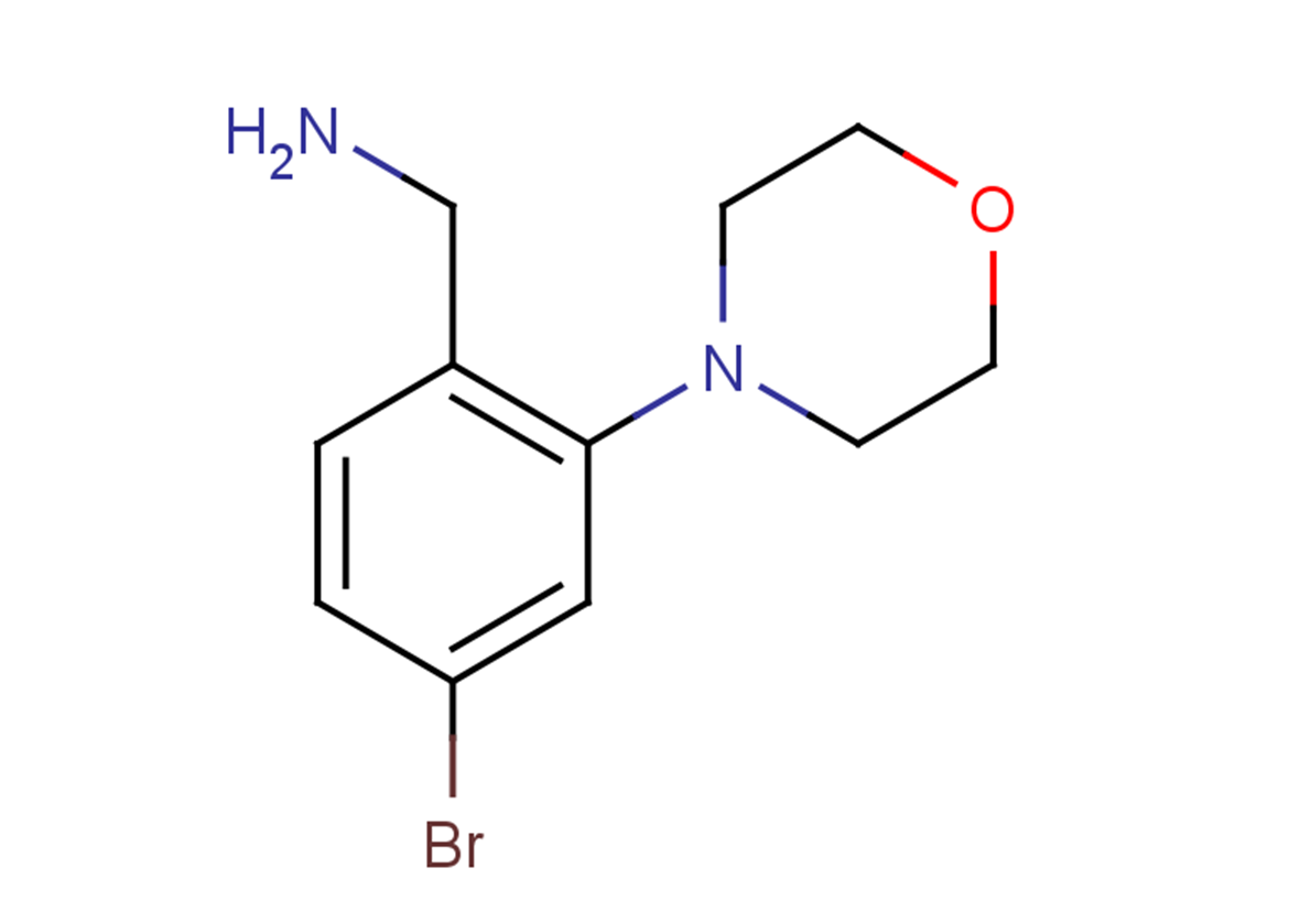 [4-bromo-2-(morpholin-4-yl)phenyl]methanamine
