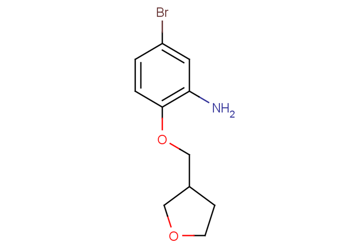 5-bromo-2-(oxolan-3-ylmethoxy)aniline