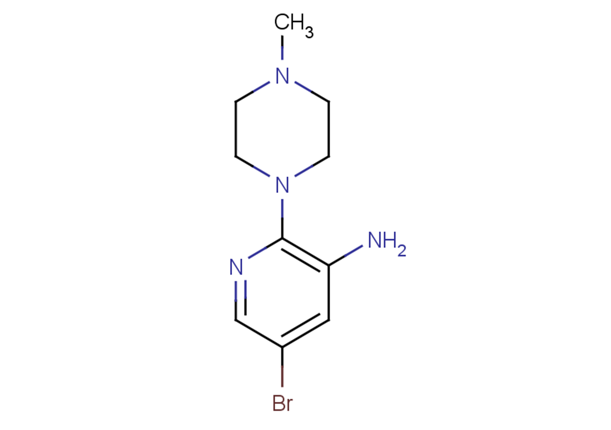 5-bromo-2-(4-methylpiperazin-1-yl)pyridin-3-amine