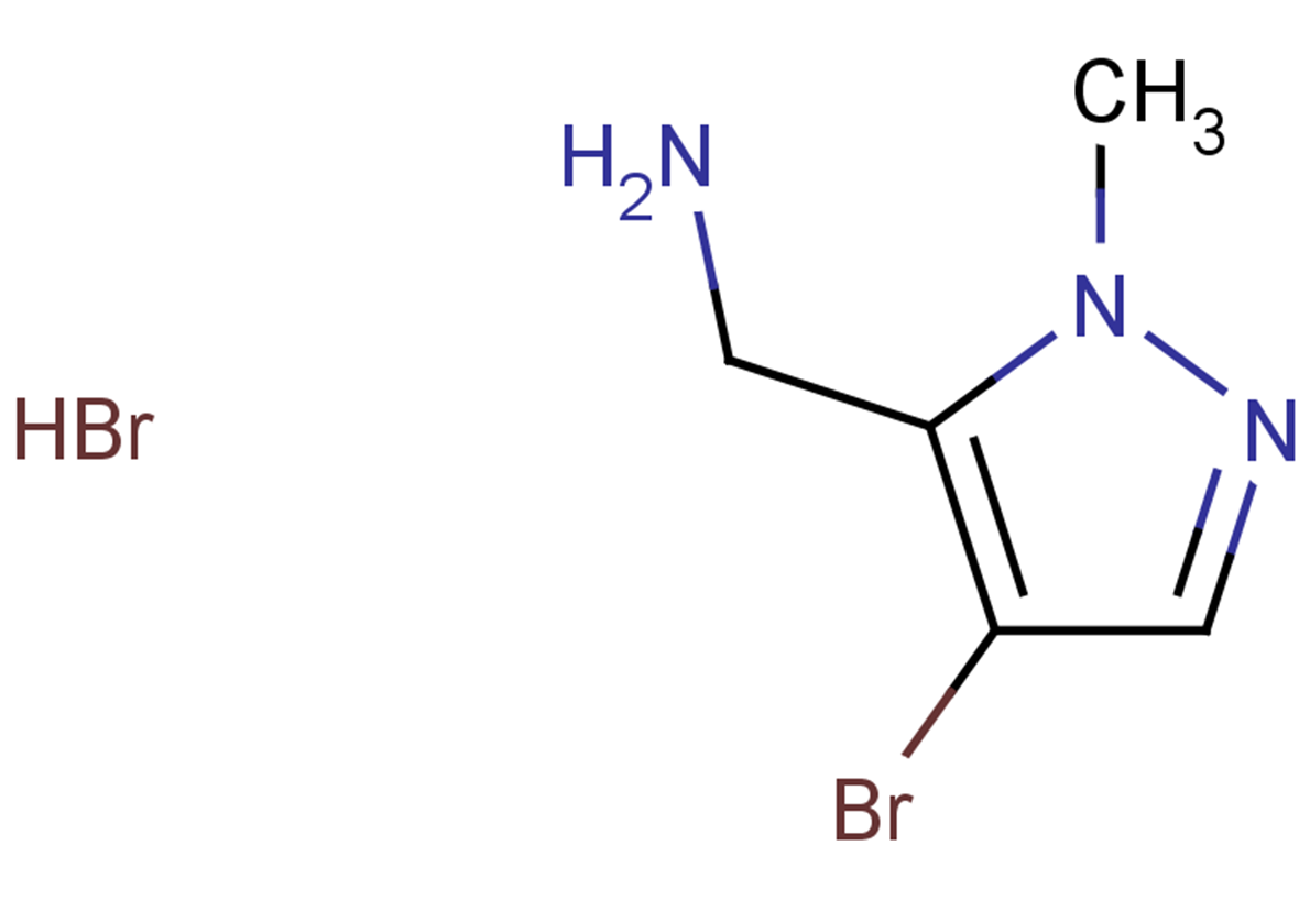 (4-bromo-1-methyl-1H-pyrazol-5-yl)methanamine hydrobromide