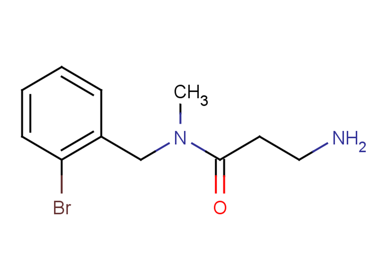 3-amino-N-[(2-bromophenyl)methyl]-N-methylpropanamide