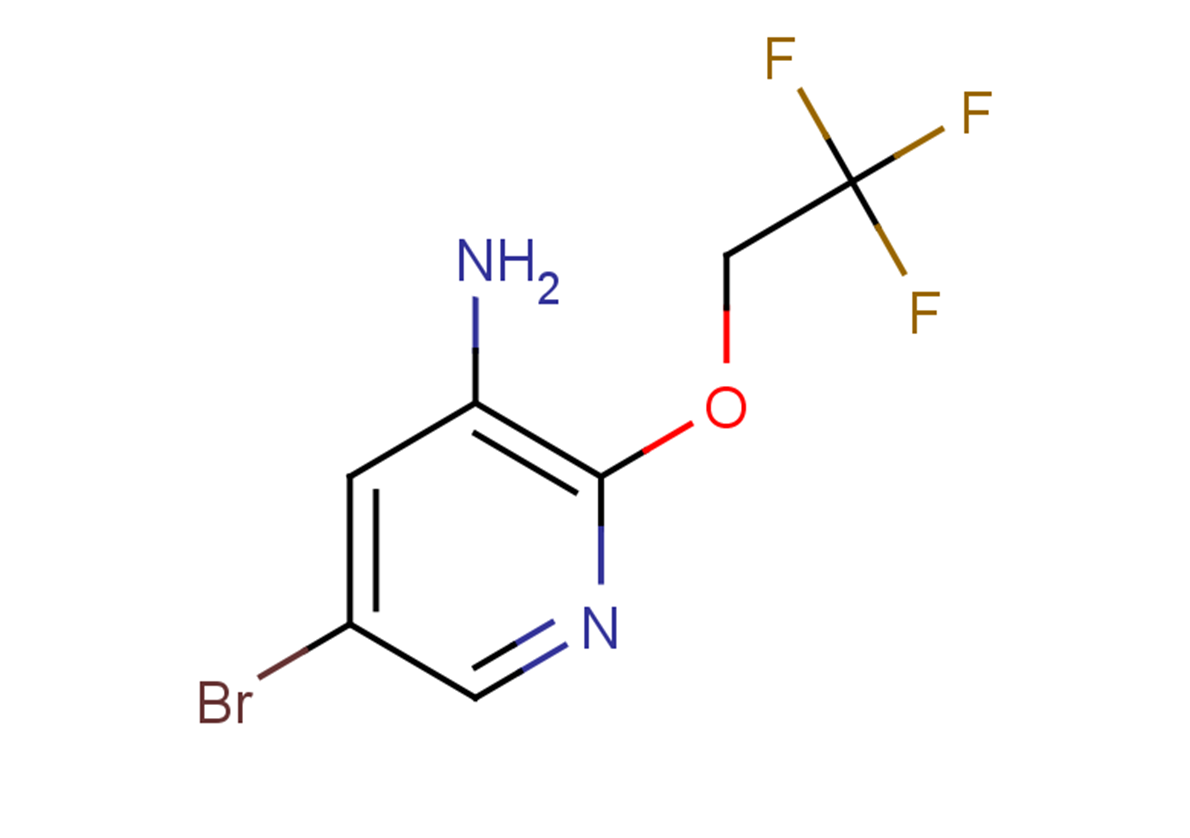 5-bromo-2-(2,2,2-trifluoroethoxy)pyridin-3-amine