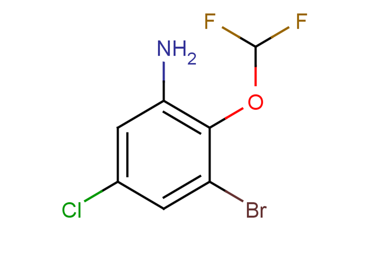 3-bromo-5-chloro-2-(difluoromethoxy)aniline