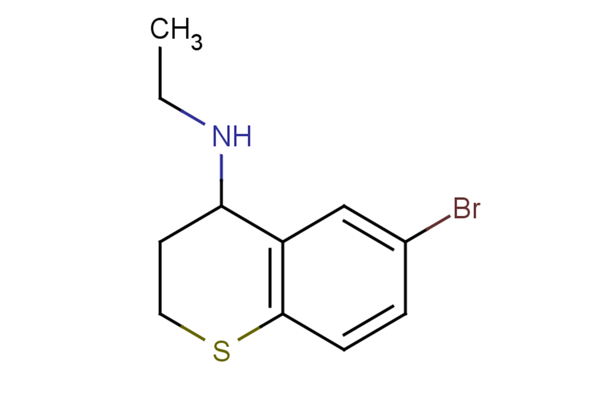 6-bromo-N-ethyl-3,4-dihydro-2H-1-benzothiopyran-4-amine