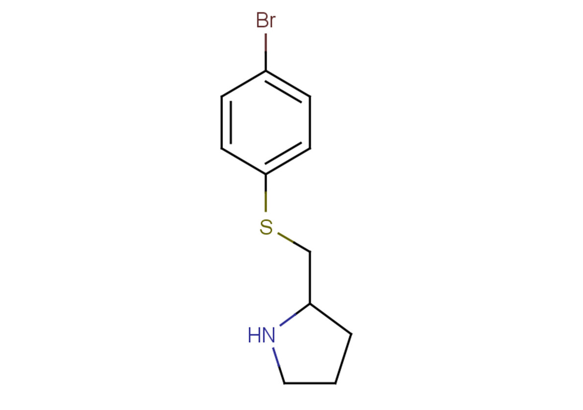 2-{[(4-bromophenyl)sulfanyl]methyl}pyrrolidine