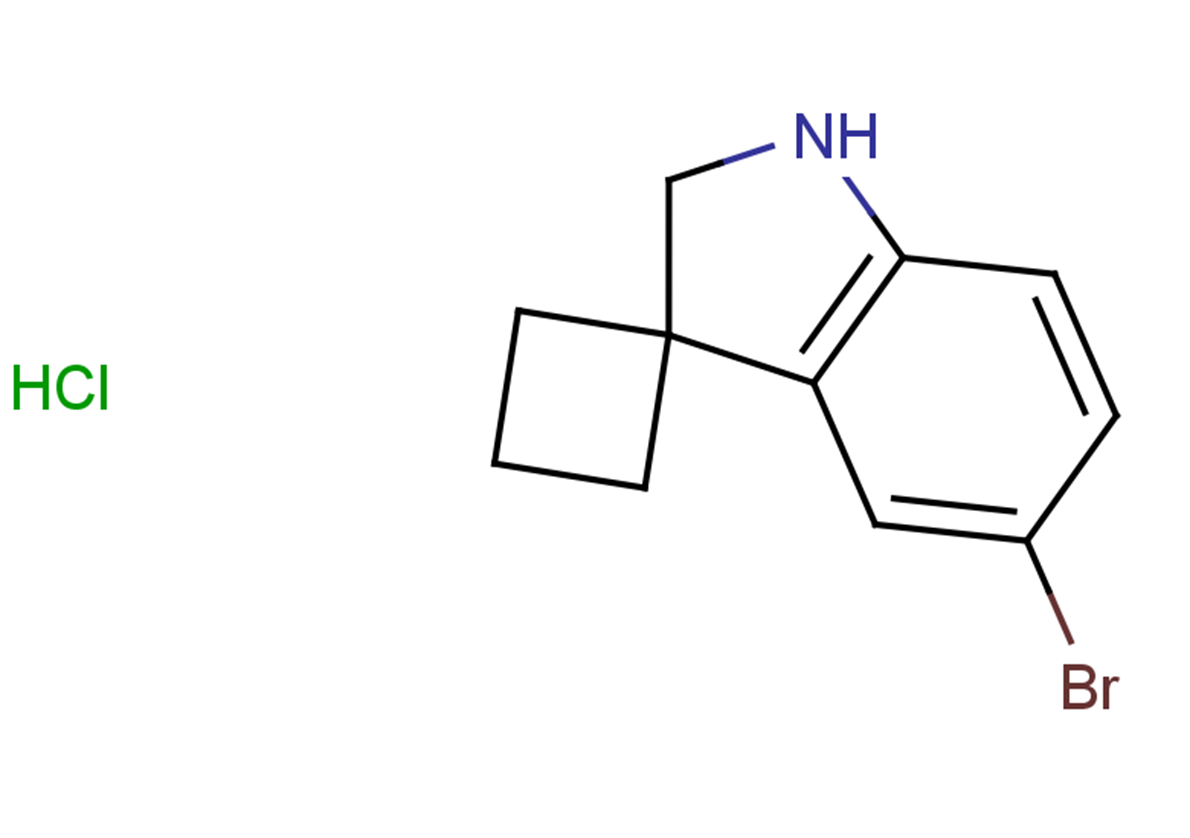 5'-bromo-1',2'-dihydrospiro[cyclobutane-1,3'-indole] hydrochloride