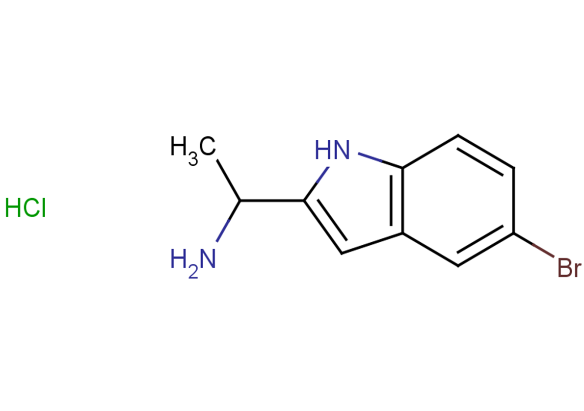 1-(5-bromo-1H-indol-2-yl)ethan-1-amine hydrochloride